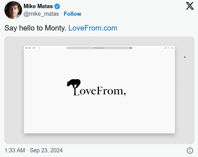 LoveFrom 公司启用新的徽标吉祥物AG真人游戏平台Jony Ive 的